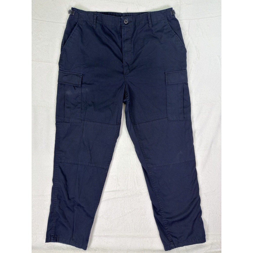Propper Pants Mens Large Blue Cargo Adjustable‎ Waist Tactical Combat Trousers